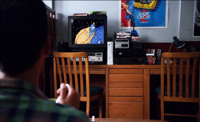 Picture of person watching TV