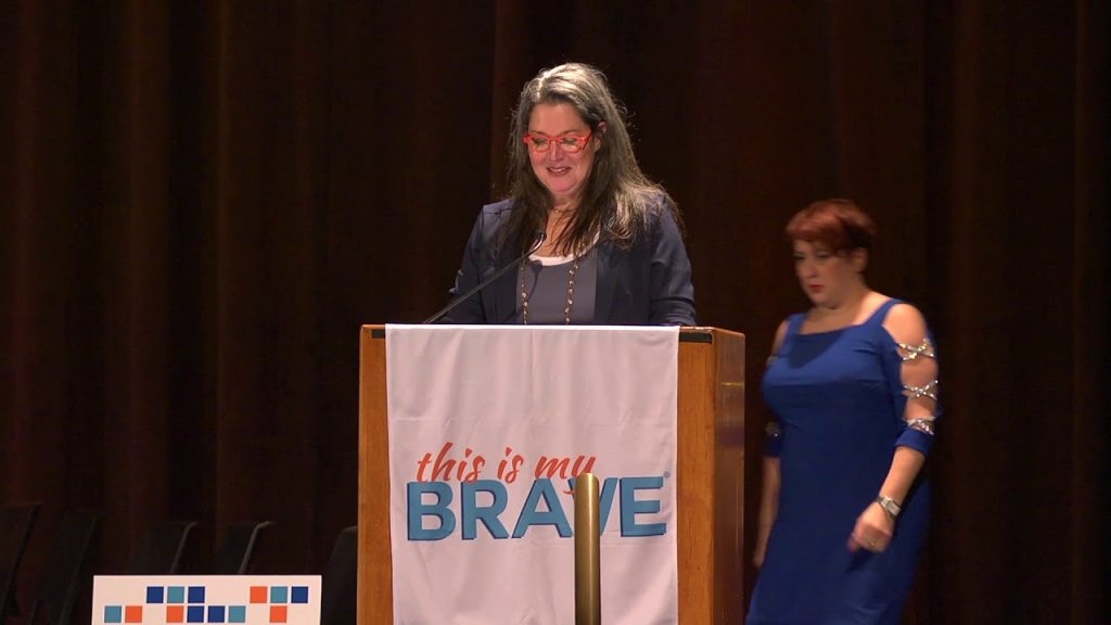 picture of speech at a this is my brave event.