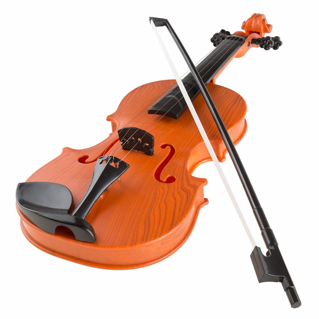 A violin with a brown theme
