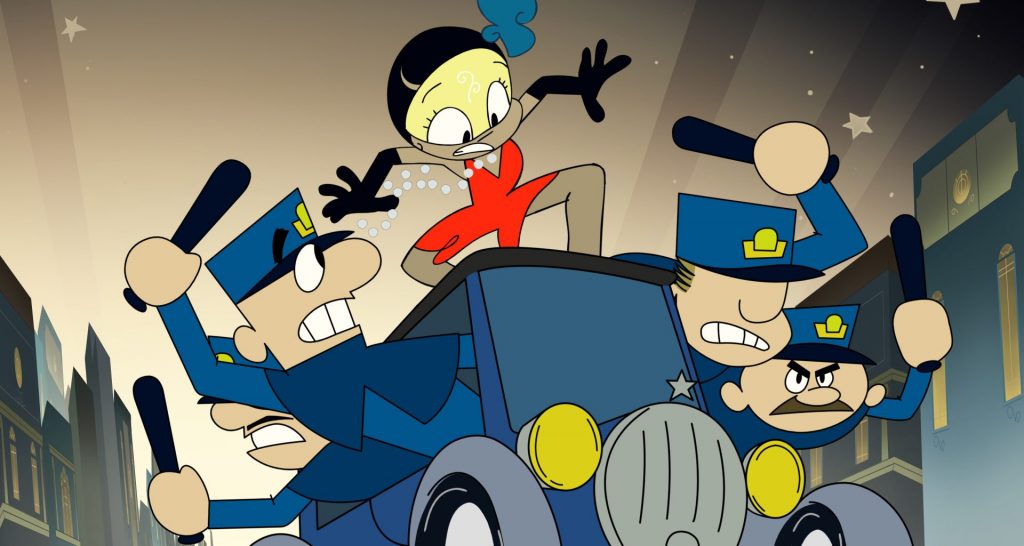 Characters in an animation film