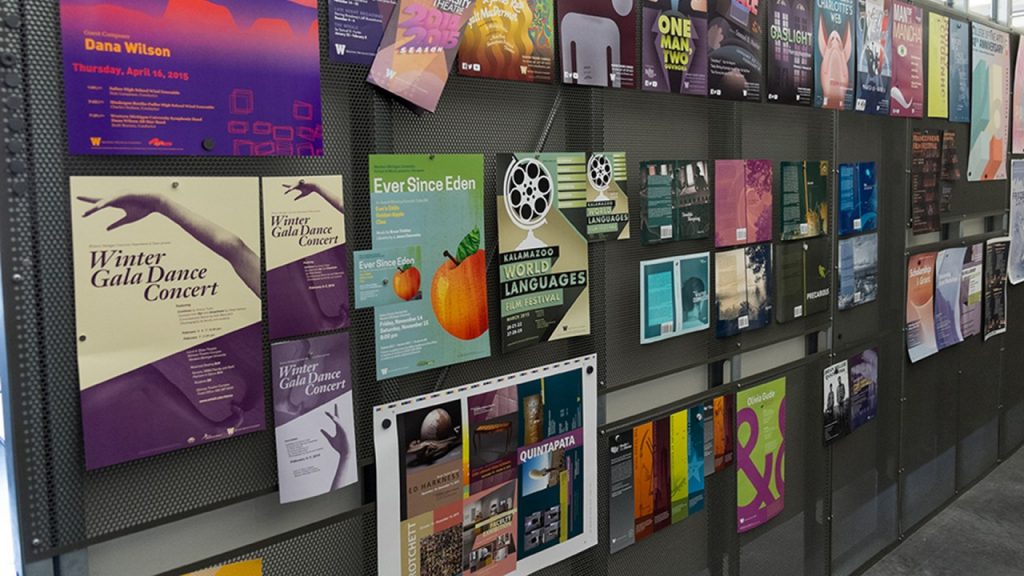 Samples of graphic designs by WMU students.