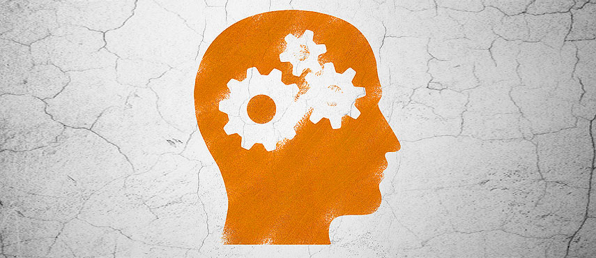 gears running in a person's head