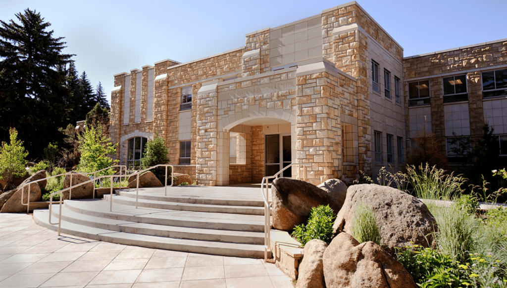 The Student Health Services Building exterior