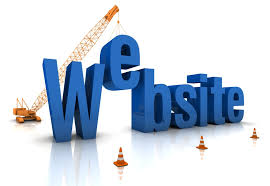 A crane dropping the letter E to form the word Website