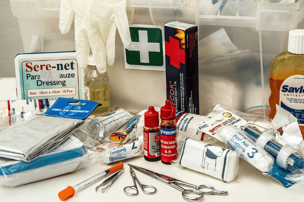 various first aid tools