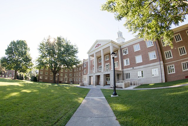 The Moffett Hall at Radford University