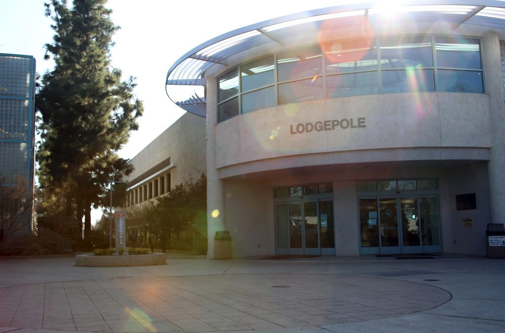 entrance of Lodgepole building