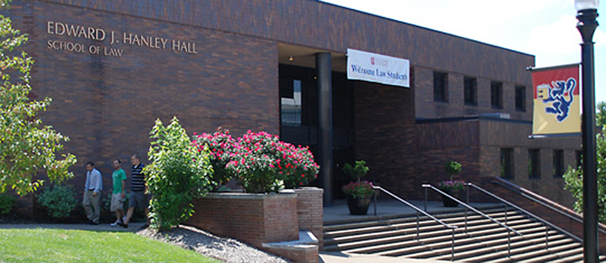 The School of Law building - Hanley Hall.