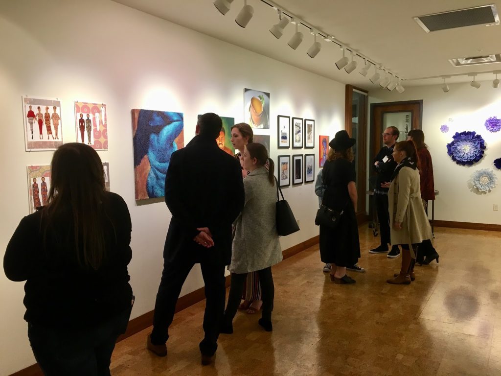 An art gallery at MSU