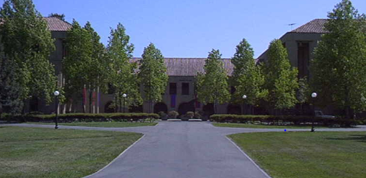 The front of the School of Law