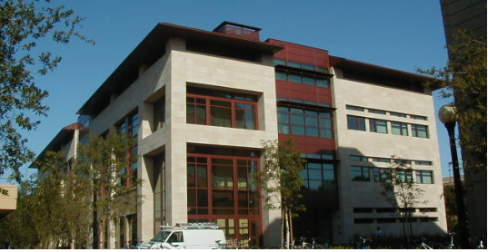 The front of the Lokey Lab Building