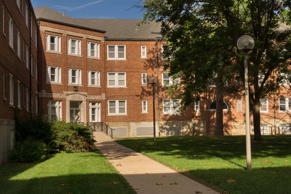 the front view of the blanton-nason-brewer hall