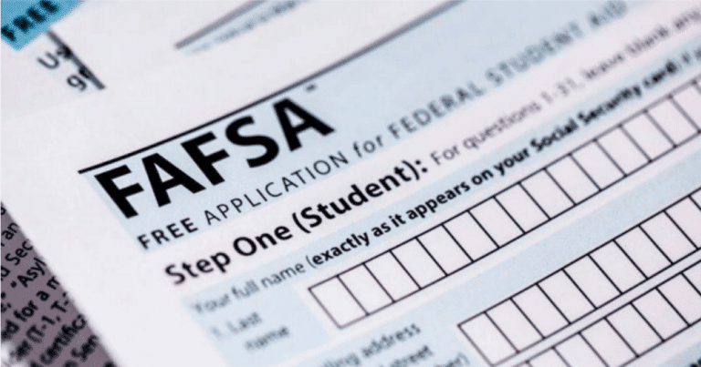 FAFSA application