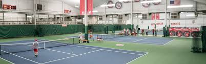 the inside of the nielsen tennis stadium