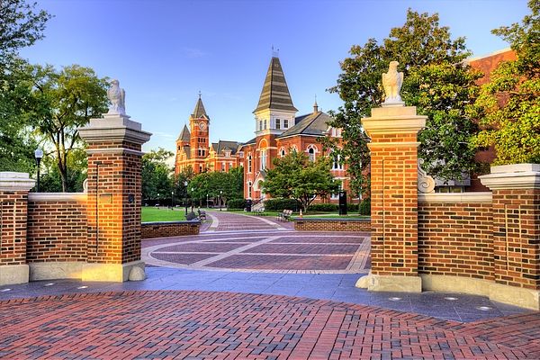 Main building at Auburn University campus.