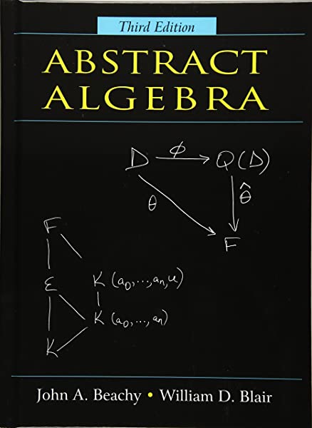An "Abstract Algebra" textbook cover