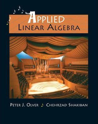 An "Applied Linear Algebra" textbook cover