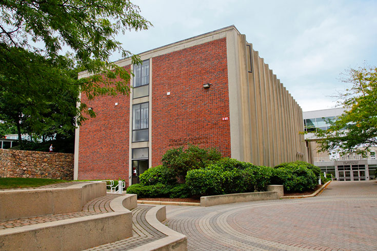 Math Department building at Brandeis University