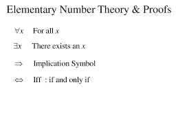 what is elementary number theory