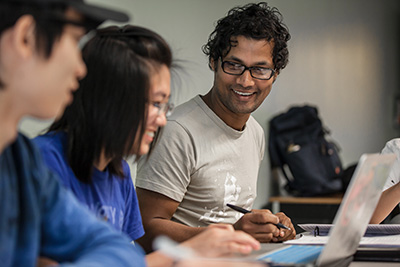 students at langara college