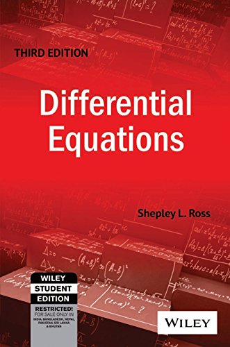 A "Differential Equations" textbook cover