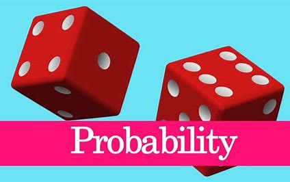 Probability graphic with dice