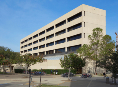 The building hosting the department of mathematics at Texas A&M