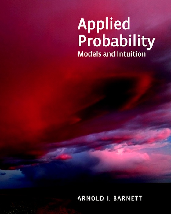 An "Applied Probability" textbook cover