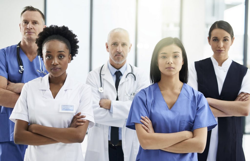 a group of medical professionals