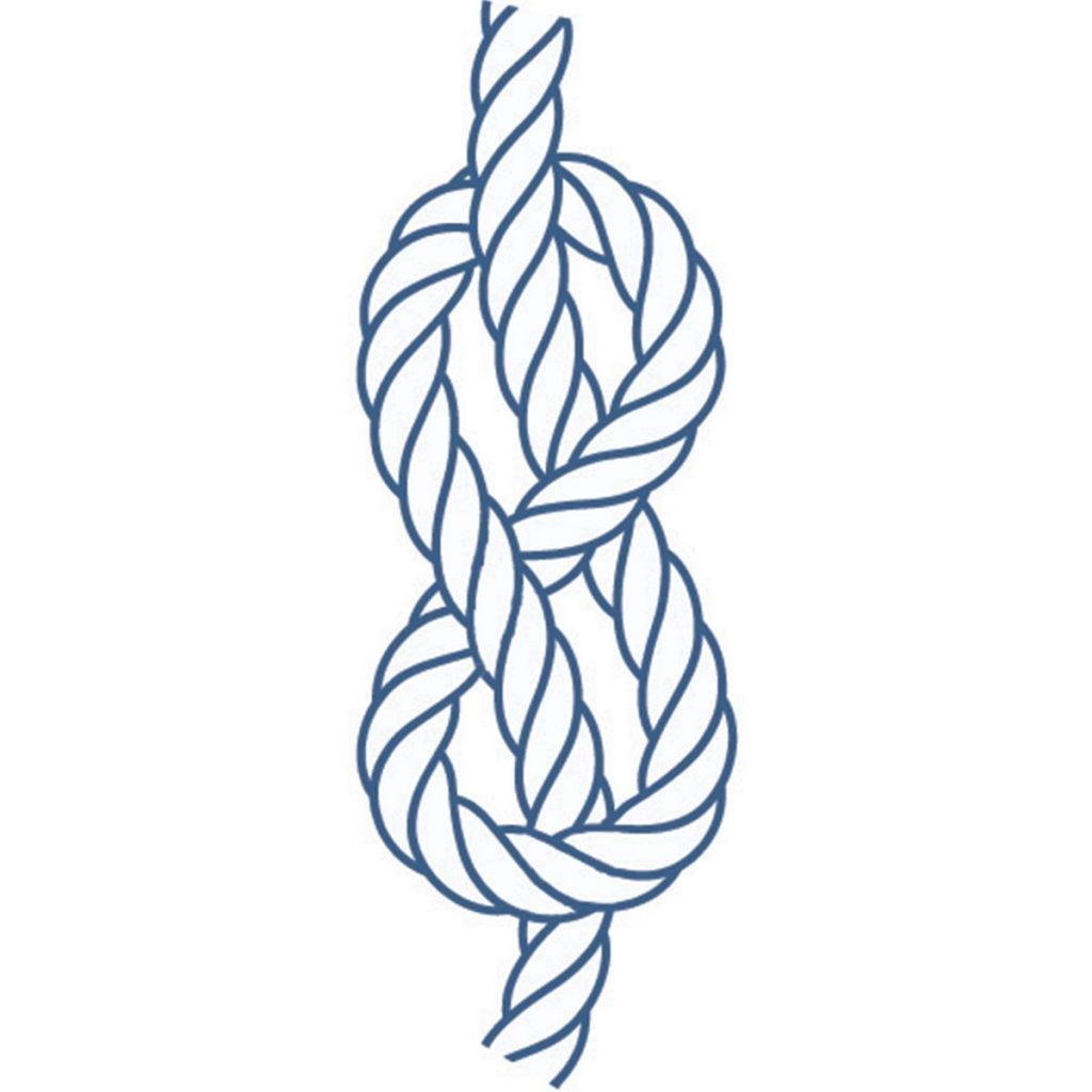 a drawing of a basic knot