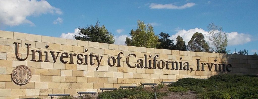 University of California, Irvine campus sign