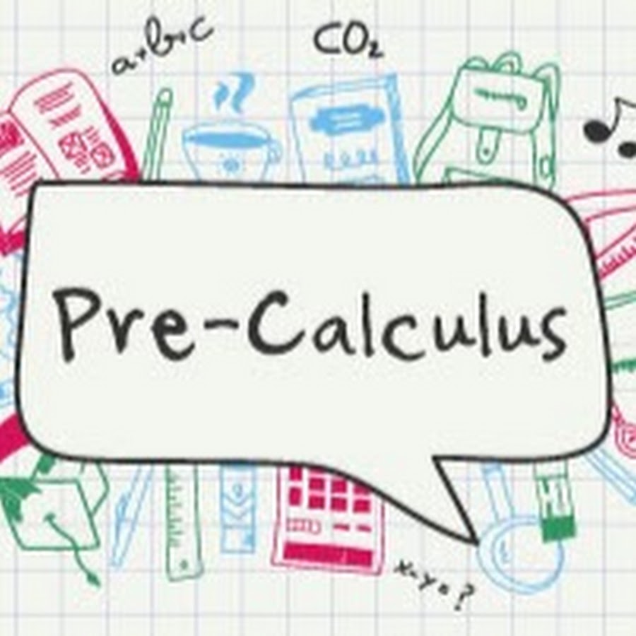 pre-calculus text and graphic