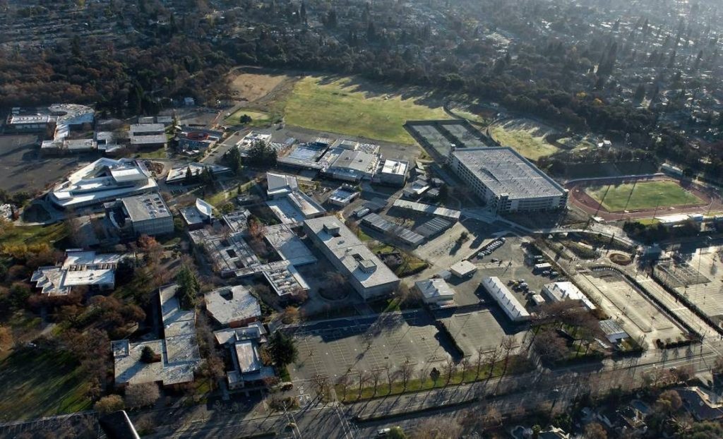 American River College campus overview